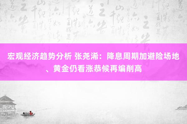 宏观经济趋势分析 张尧浠：降息周期加避险场地、黄金仍看涨恭候再编削高