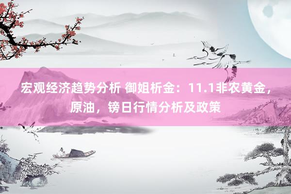 宏观经济趋势分析 御姐析金：11.1非农黄金，原油，镑日行情分析及政策