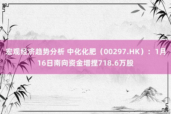 宏观经济趋势分析 中化化肥（00297.HK）：1月16日南向资金增捏718.6万股