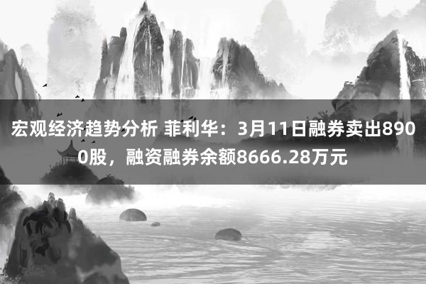 宏观经济趋势分析 菲利华：3月11日融券卖出8900股，融资融券余额8666.28万元